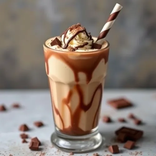 Chocolate falooda